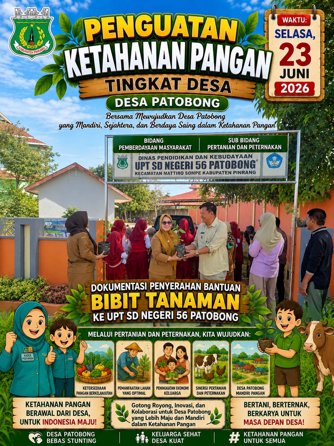 penyerahan-bantuan-bibit-tanaman-untuk-mendukung-ketahanan-pangan-di-upt-sd-negeri-56-patobong